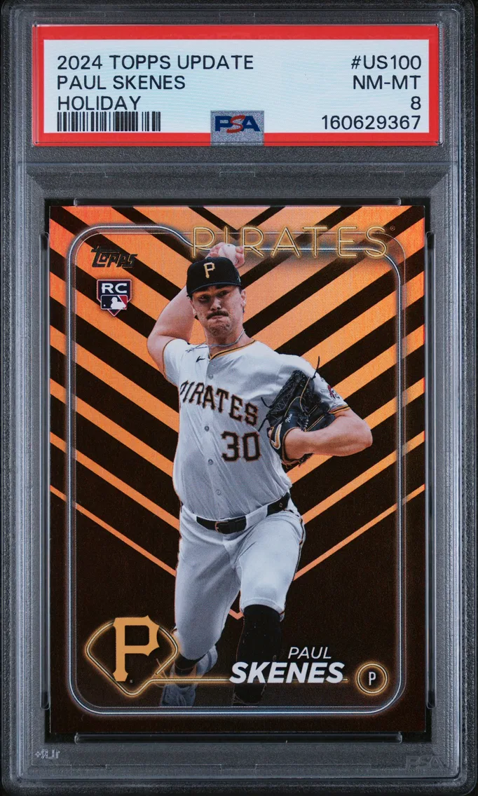 2024 #US100 Paul Skenes PSA 8 Topps Update