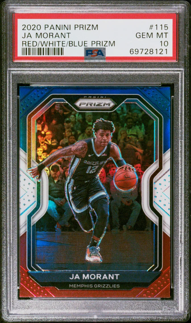 2020 #115 Ja Morant PSA 10 Panini Prizm