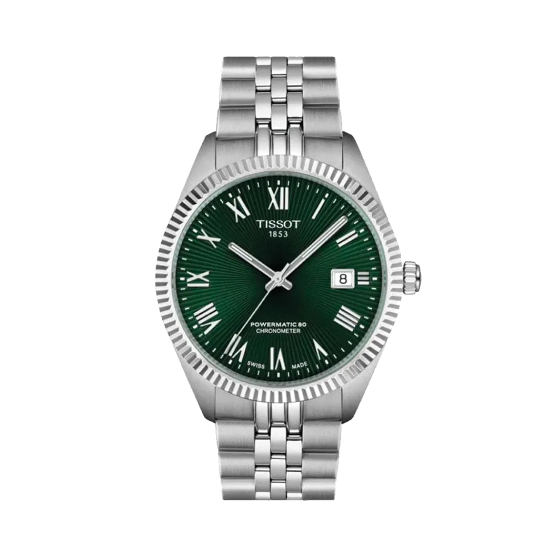 Tissot Ballade Powermatic 80 COSC 39mm - Green on Bracelet