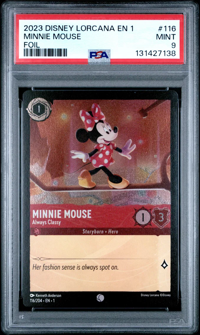 2023 #116 Minnie Mouse - Always Classy PSA 9 Disney Lorcana EN 1-the First Chapter