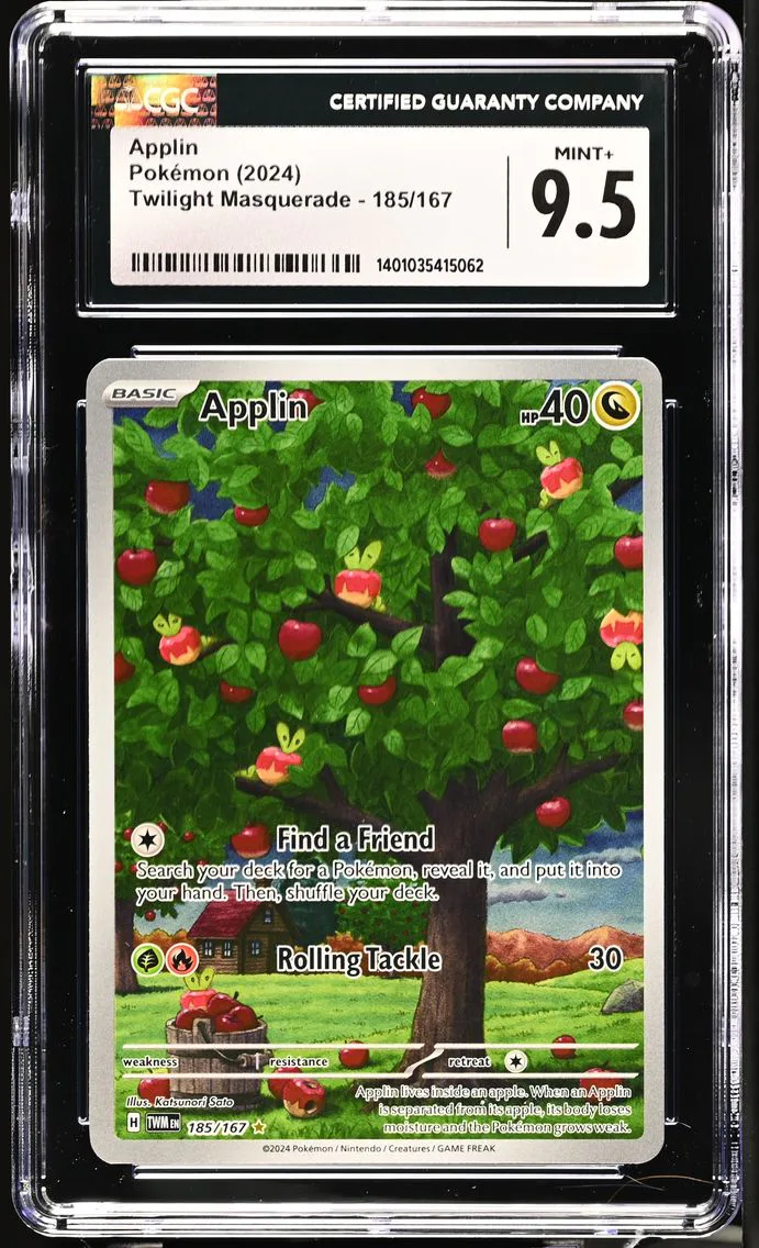 2024 #185 Applin CGC 9.5 Twilight Masquerade - TWM EN - English