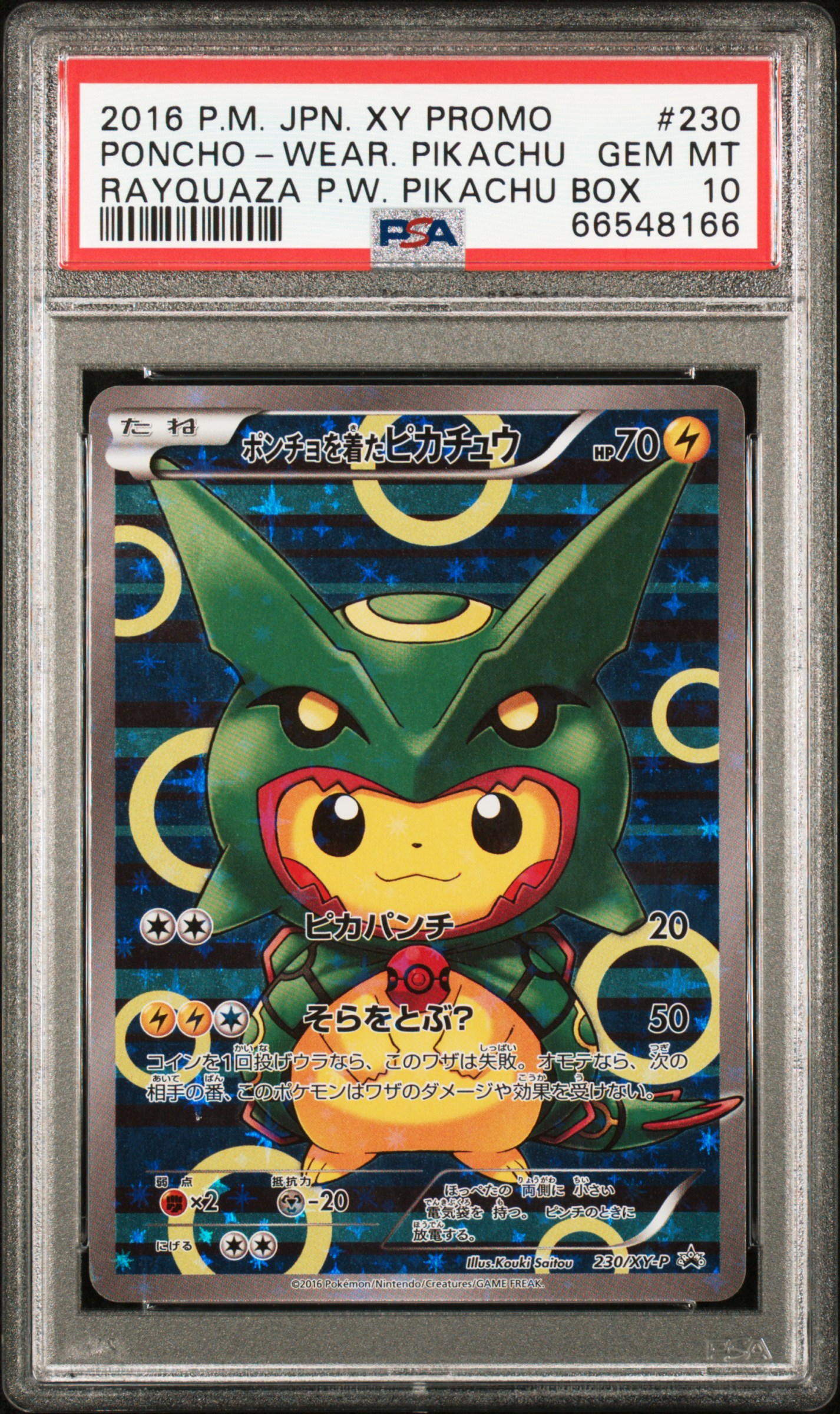 Poncho-Wearing Pikachu
