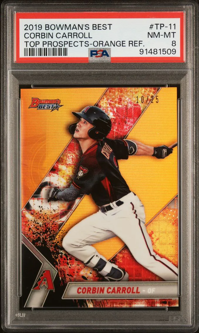 2019 #TP-11 Corbin Carroll PSA 8 Bowman's Best Top Prospects