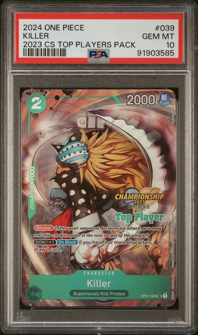 2024 #039 Killer PSA 10 One Piec
