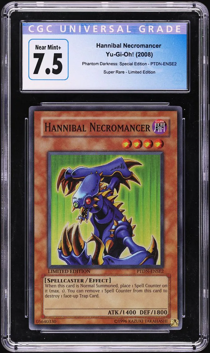 2008 #PTDN-ENSE2 Hannibal Necromancer CGC 7.5 Phantom Darkness: Special Edition - English