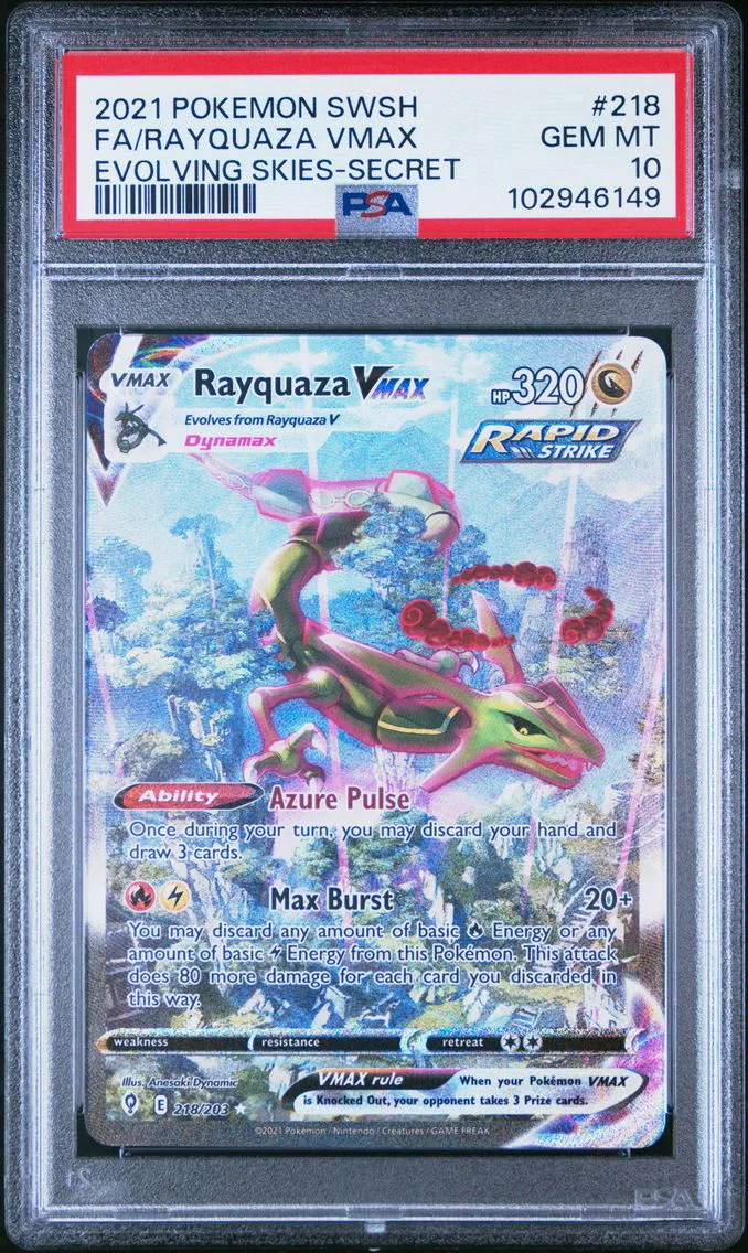 2021 #218 Full Art/Rayquaza Vmax