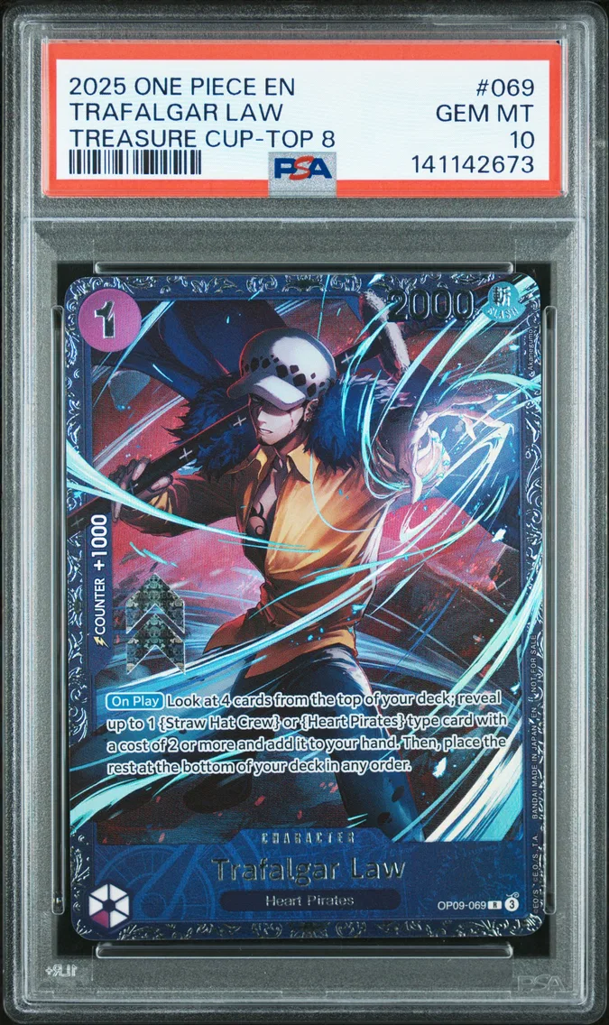 2025 #069 Trafalgar Law PSA 10 One Piece Promos