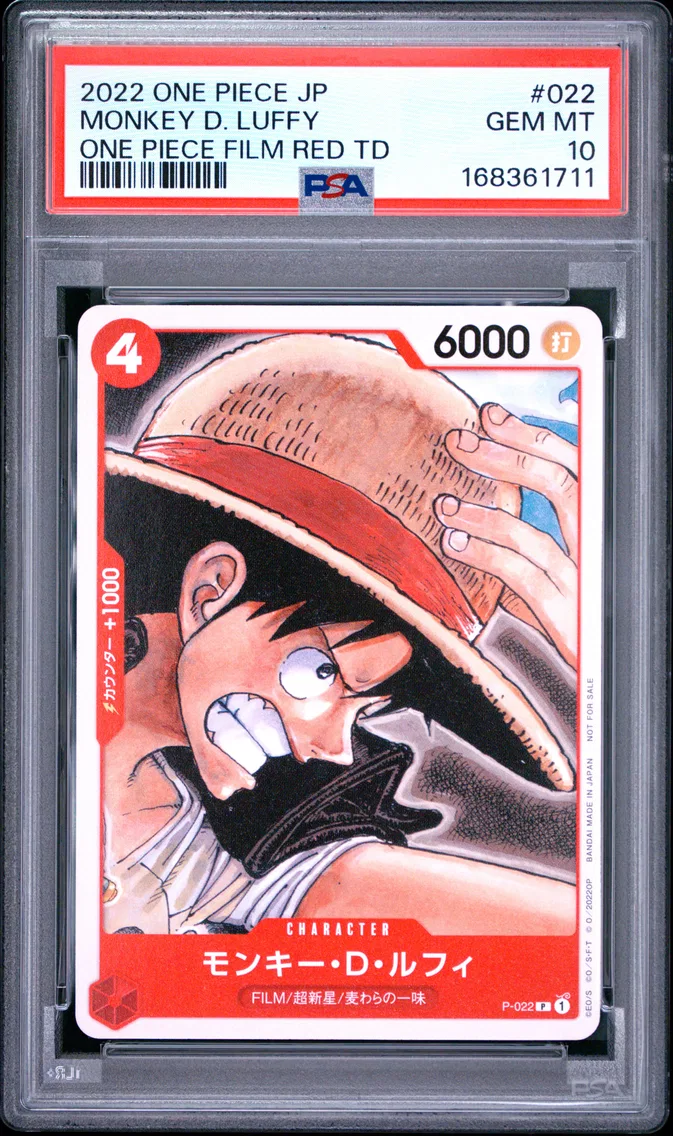 2022 #022 Monkey D. Luffy PSA 10 One Piece Japanese Promos
