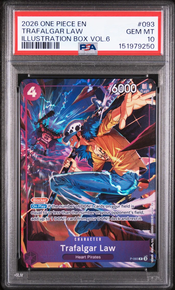 2026 #093 Trafalgar Law PSA 10 One Piece Promos