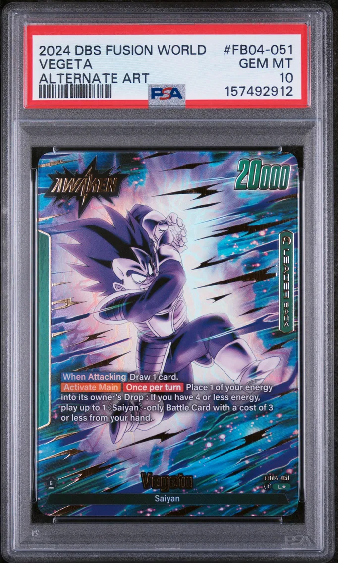 2024 #FB04-051 Vegeta PSA 10 Dragon Ball Super Card Game Fusion World Ultra Limit
