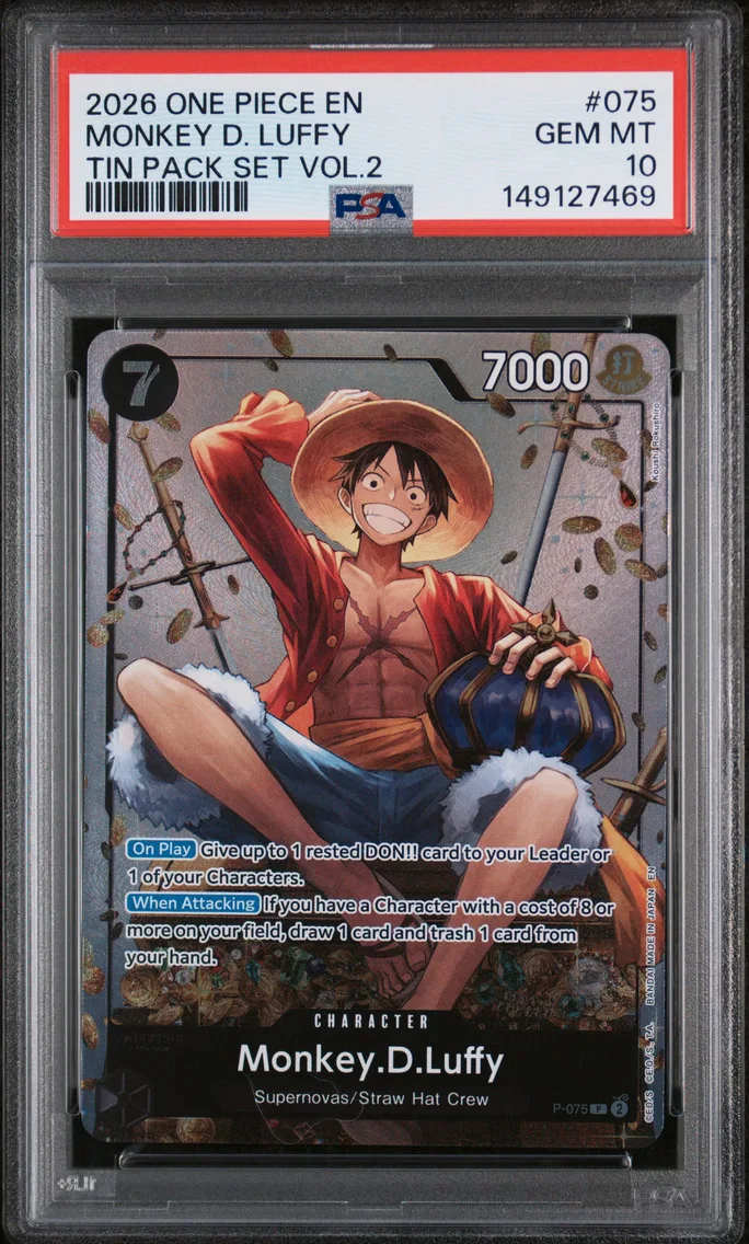 2026 #075 Monkey D. Luffy PSA 10 One Piece Promos