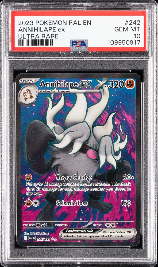 2023 #242 Annihilape EX PSA 10 Pal EN-Paldea Evolved Pokemon