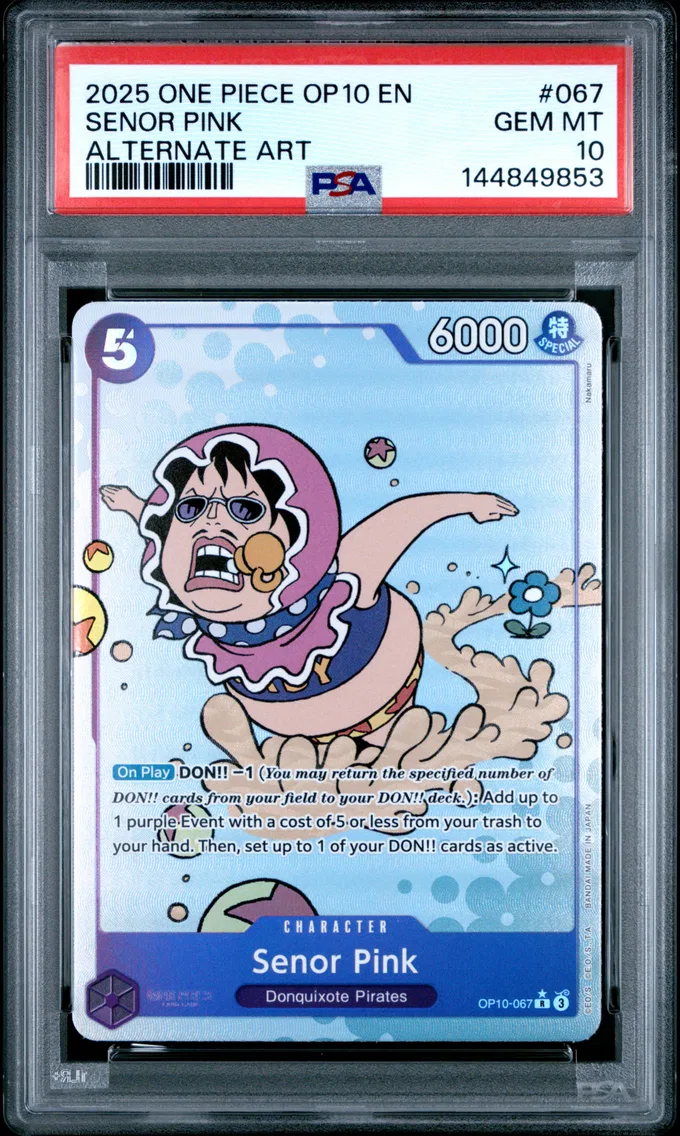2025 #067 Senor Pink PSA 10 One Piece OP10-Royal Blood