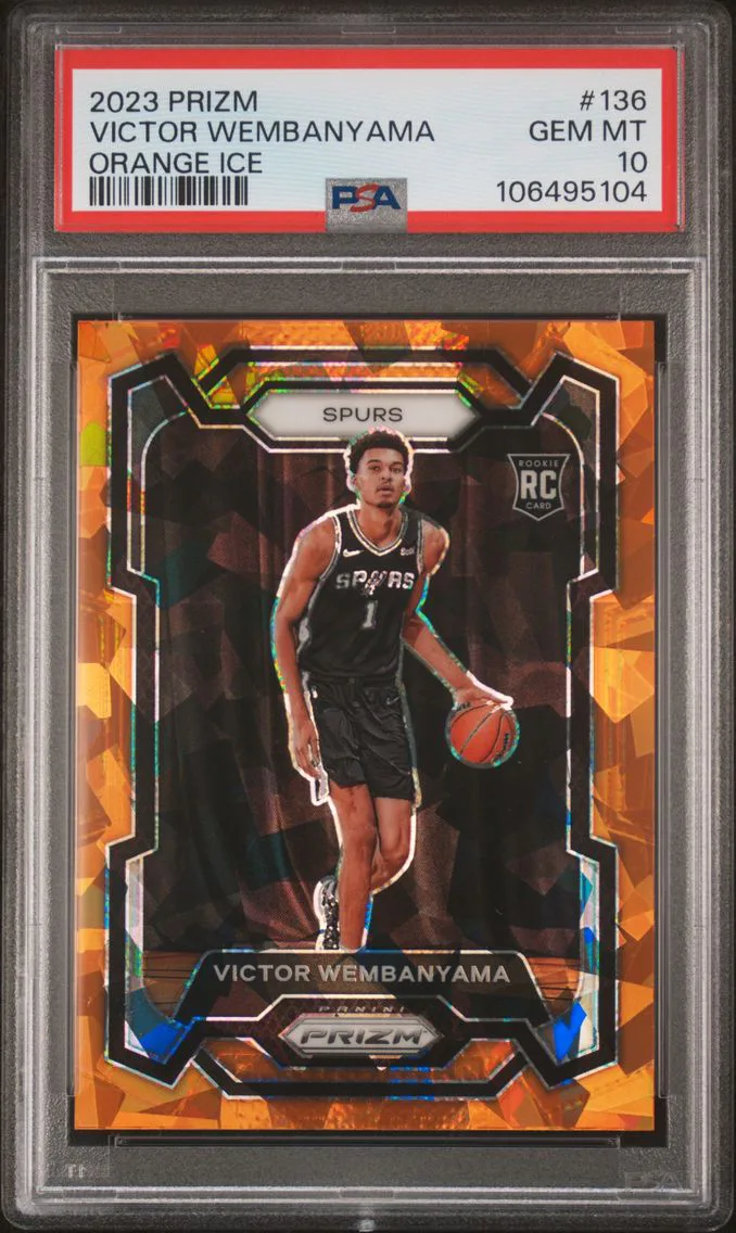 2023 #136 Victor Wembanyama PSA 10 Panini Prizm