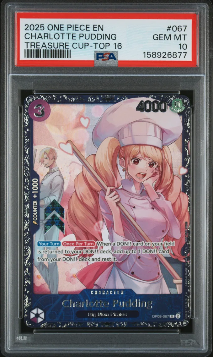 2025 #067 Charlotte Pudding PSA 10 One Piece Promos
