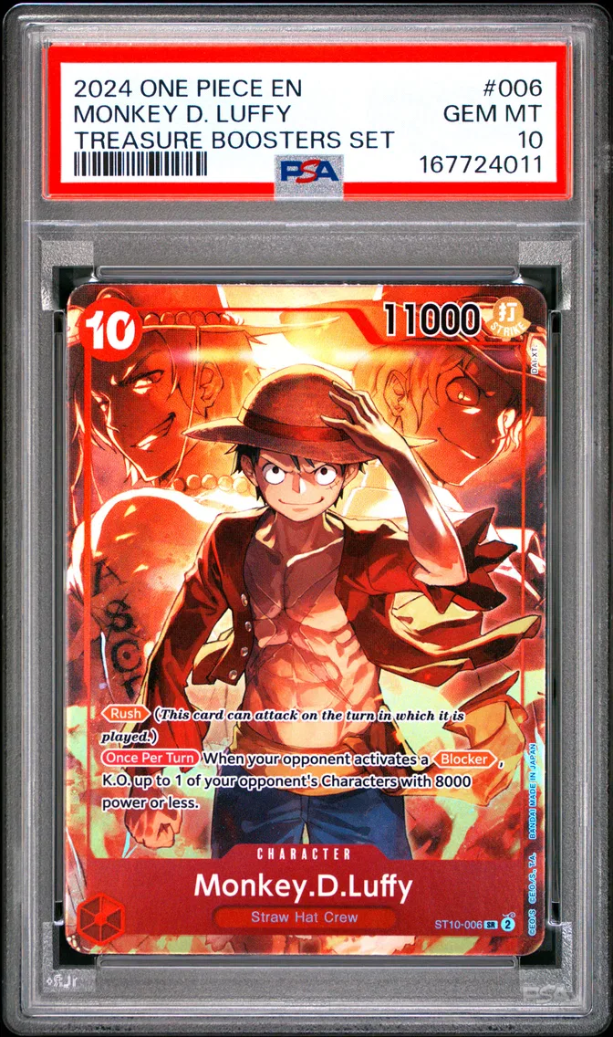2024 #006 Monkey D. Luffy PSA 10 One Piece Promos