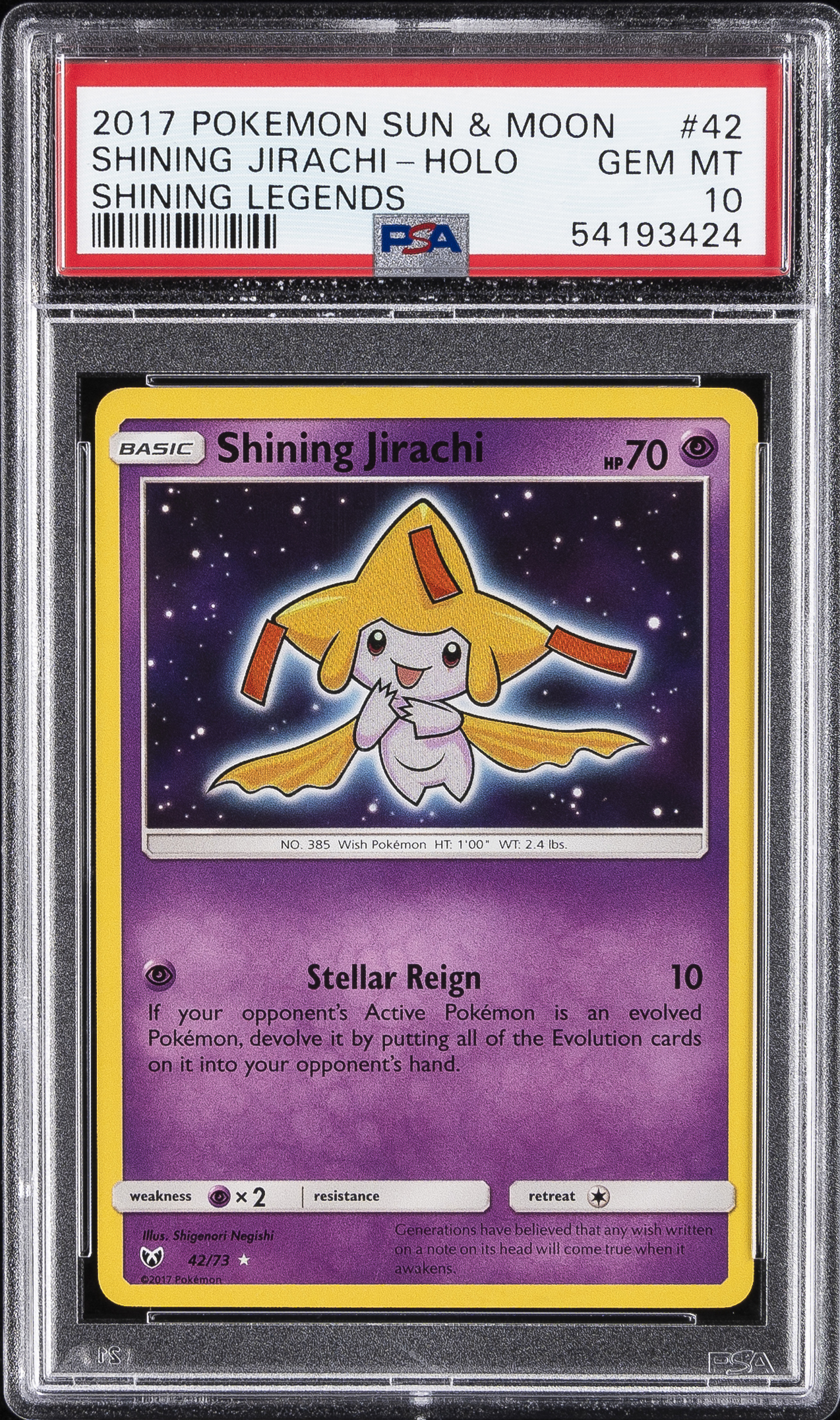 Shining Jirachi-Holo