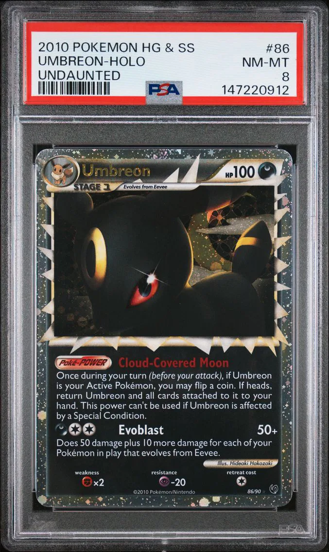 2010 #86 Umbreon-Holo PSA 8 Hear