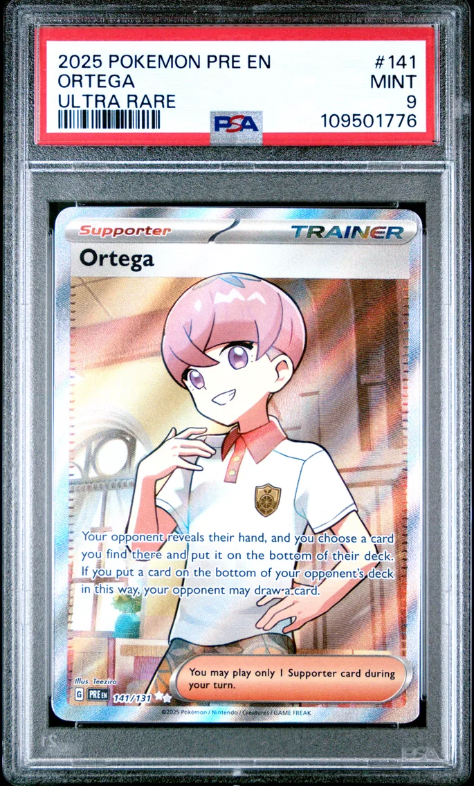 2025 #141 Ortega PSA 9 Pre EN-Prismatic Evolutions