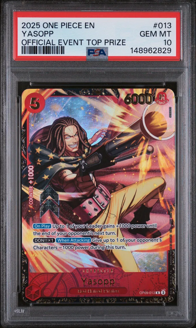2025 #013 Yasopp PSA 10 One Piece Promos