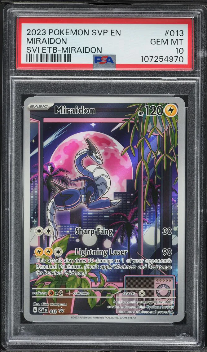 2023 #013 Miraidon PSA 10 Svp EN-SV Black Star Promo Pokemon