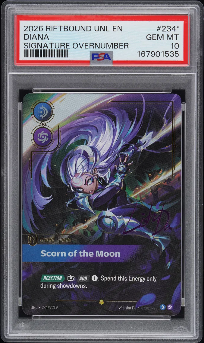 2026 #234* Diana - Scorn of the Moon PSA 10 Riftbound: League of Legends Unl-Unleashed