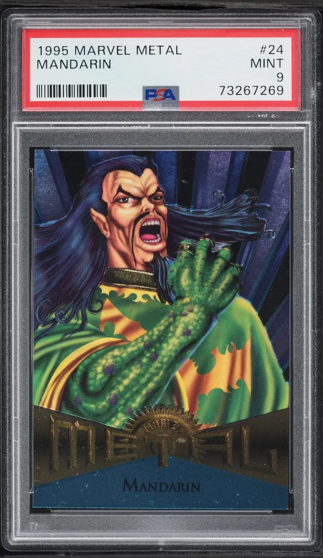 1995 #24 Marvel Metal Mandarin MINT PSA 9