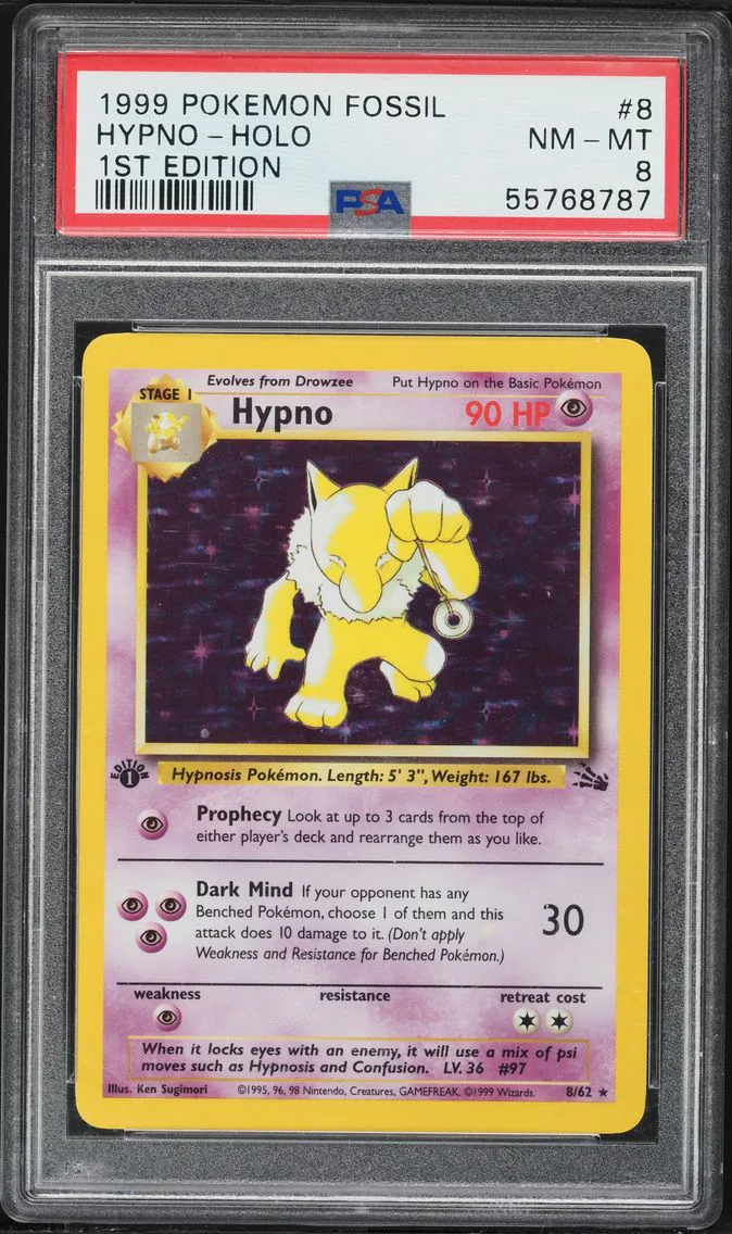 1999 #8 Hypno-Holo 1st Edition P