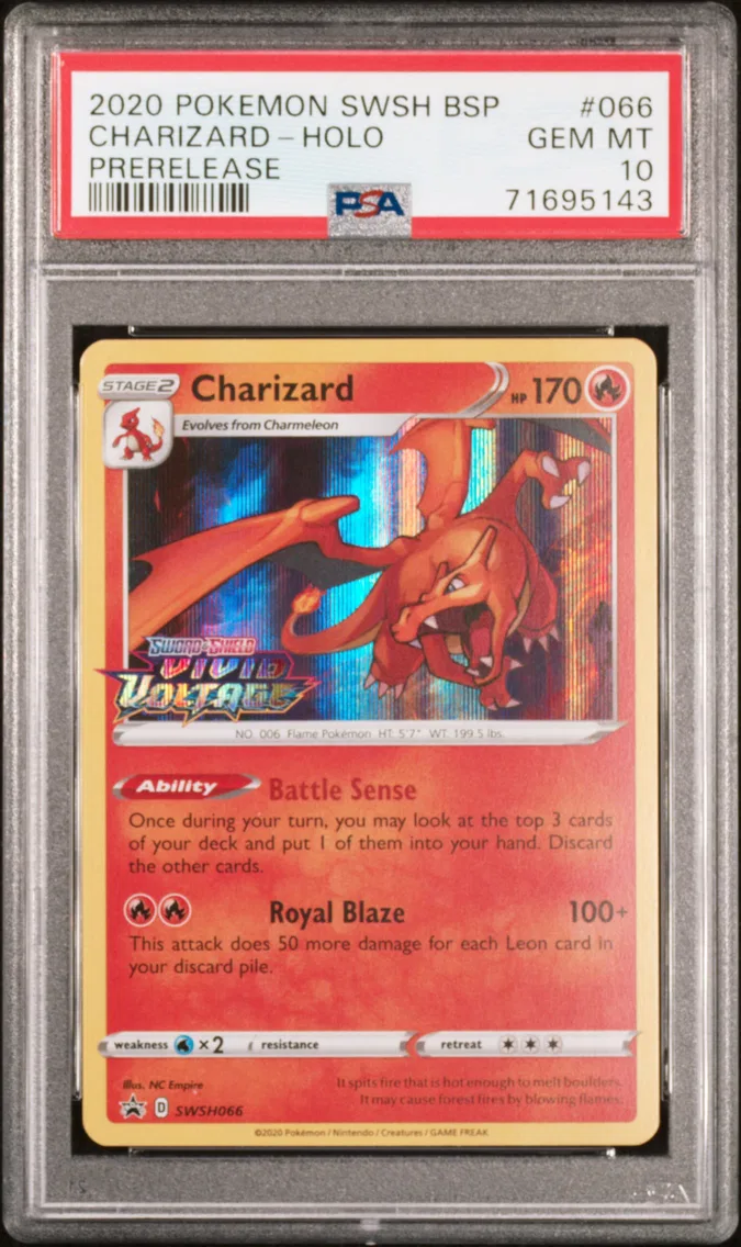 2020 #066 Charizard-Holo PSA 10 Swsh Black Star Promo