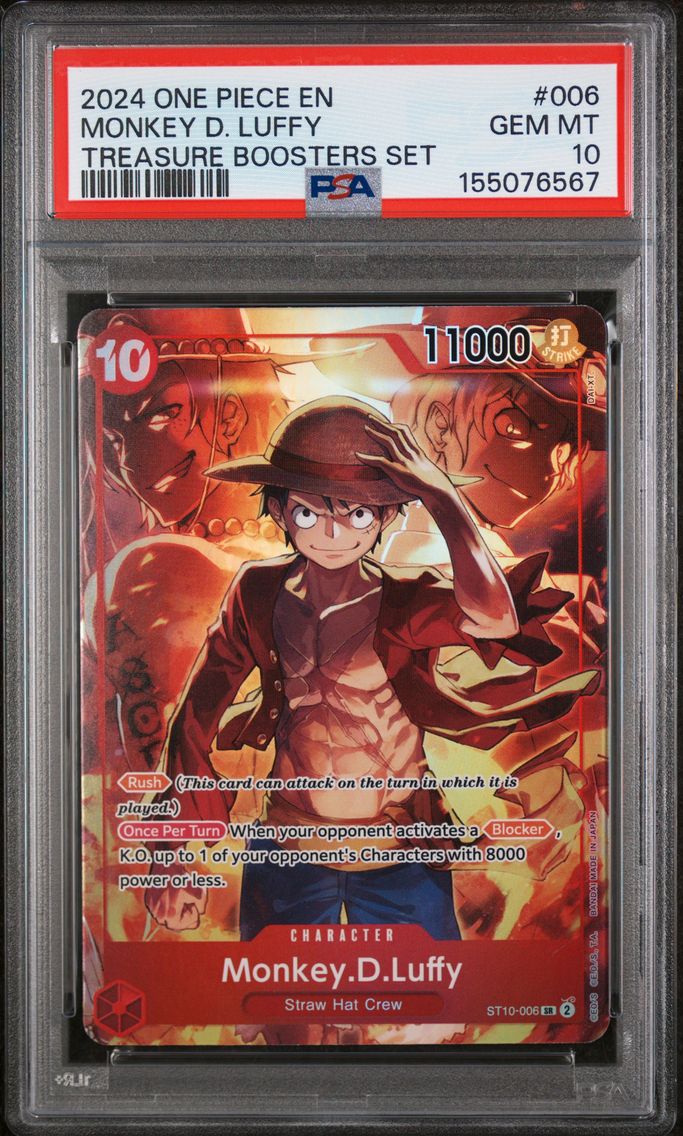 2024 #006 Monkey D. Luffy PSA 10