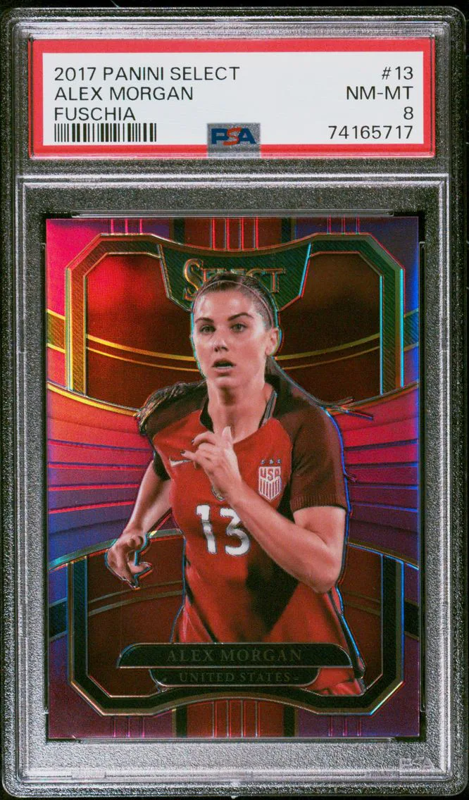 2017 #13 Alex Morgan PSA 8 Panini Select