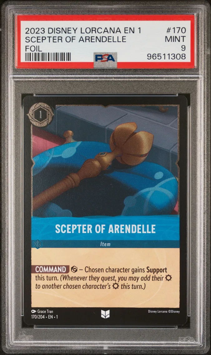 2023 #170 SCEPTER OF ARENDELLE PSA 9 Disney Lorcana EN 1-the First Chapter