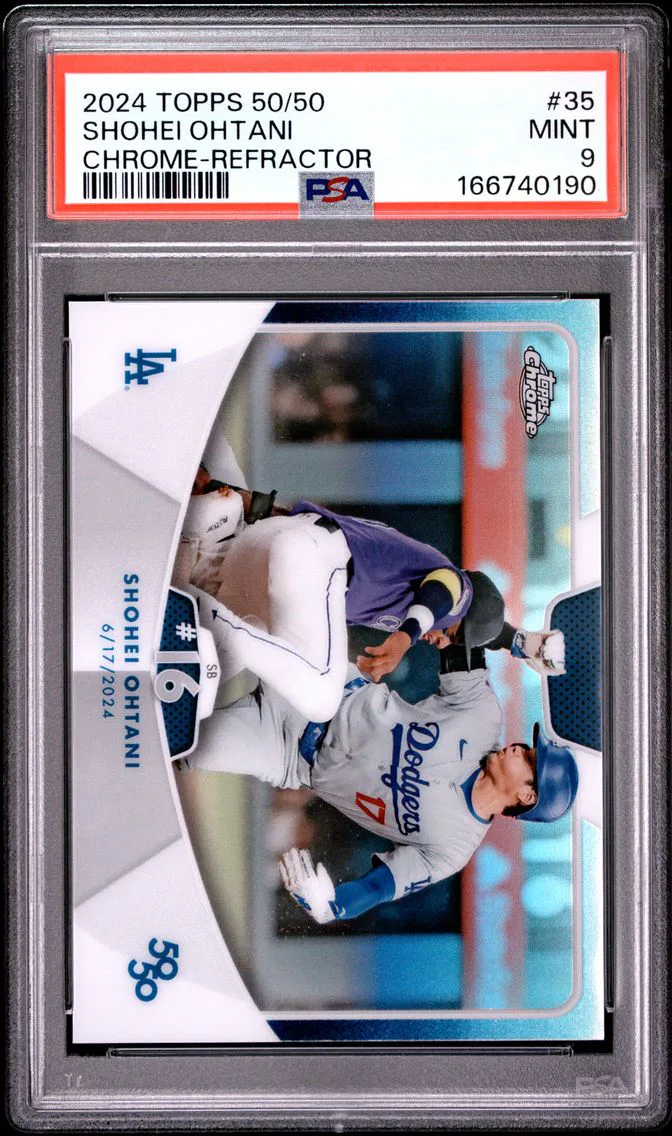2024 #35 Shohei Ohtani PSA 9 Topps 50/50 Shohei Ohtani