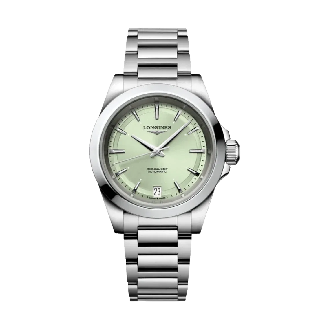 Longines Conquest 34mm - Sunray Green on Bracelet
