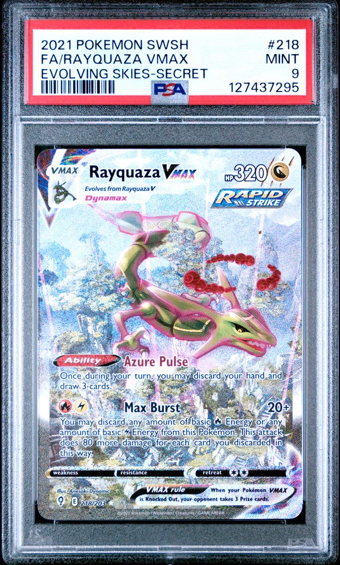 2021 #218 Full Art/Rayquaza Vmax