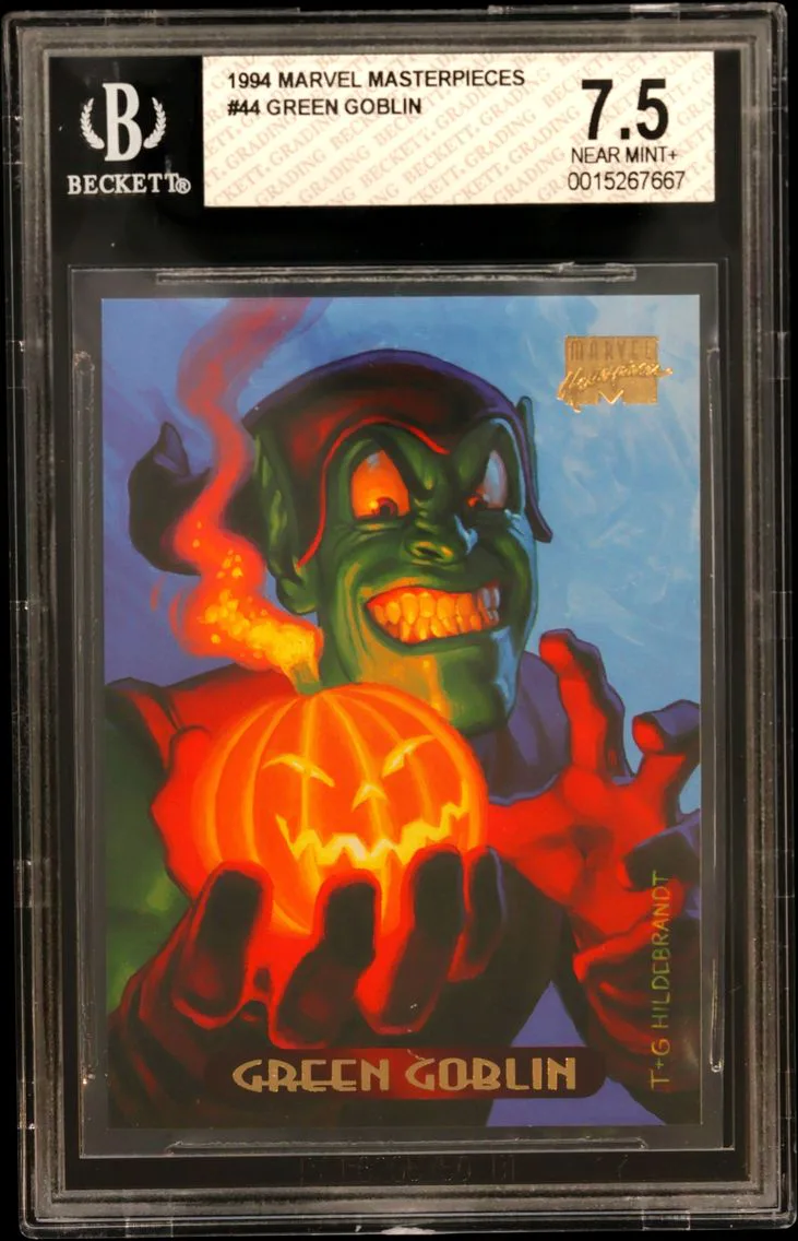 1994 #44 Green Goblin BGS 7.5 Fleer Marvel Masterpieces