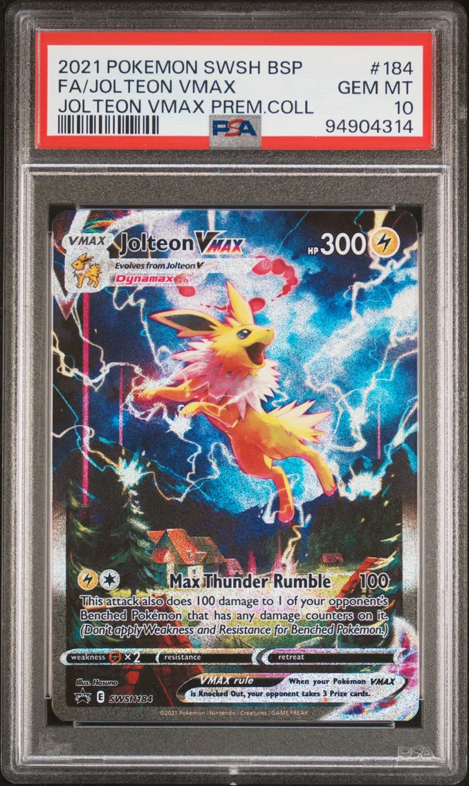 2021 #184 Full Art/Jolteon Vmax 