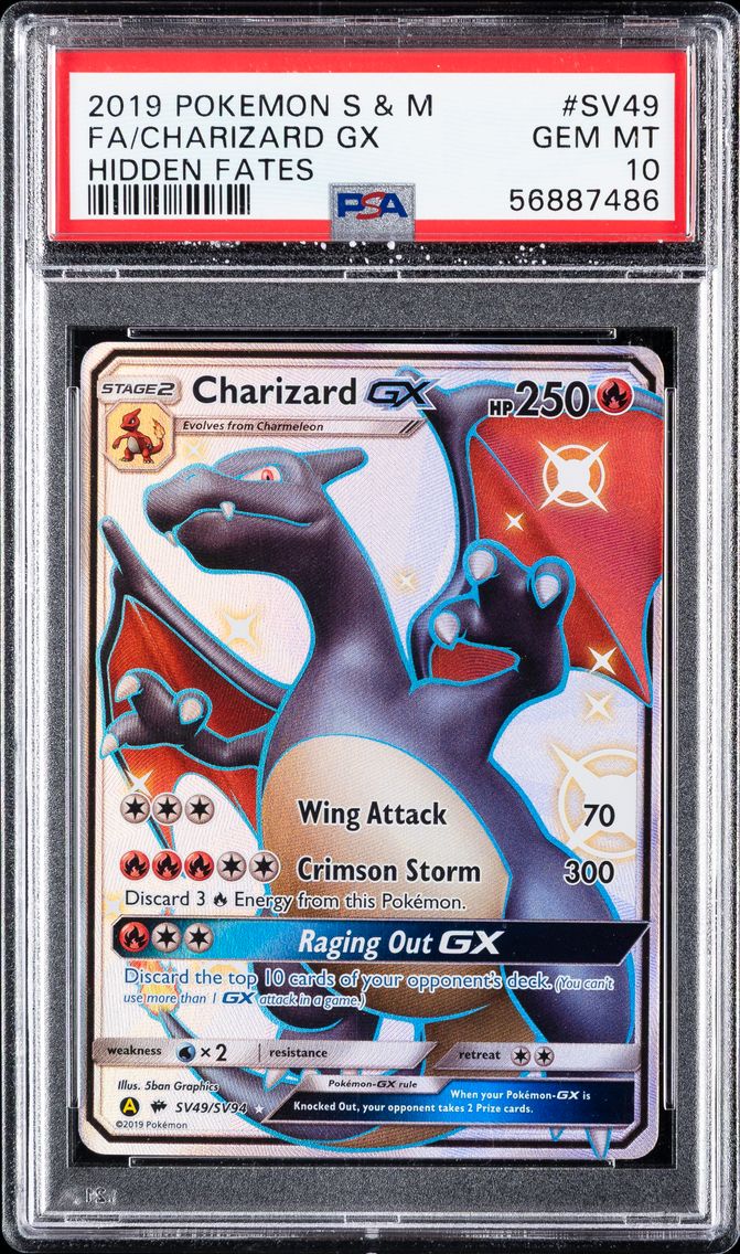 2019 #SV49 Full Art/Charizard GX