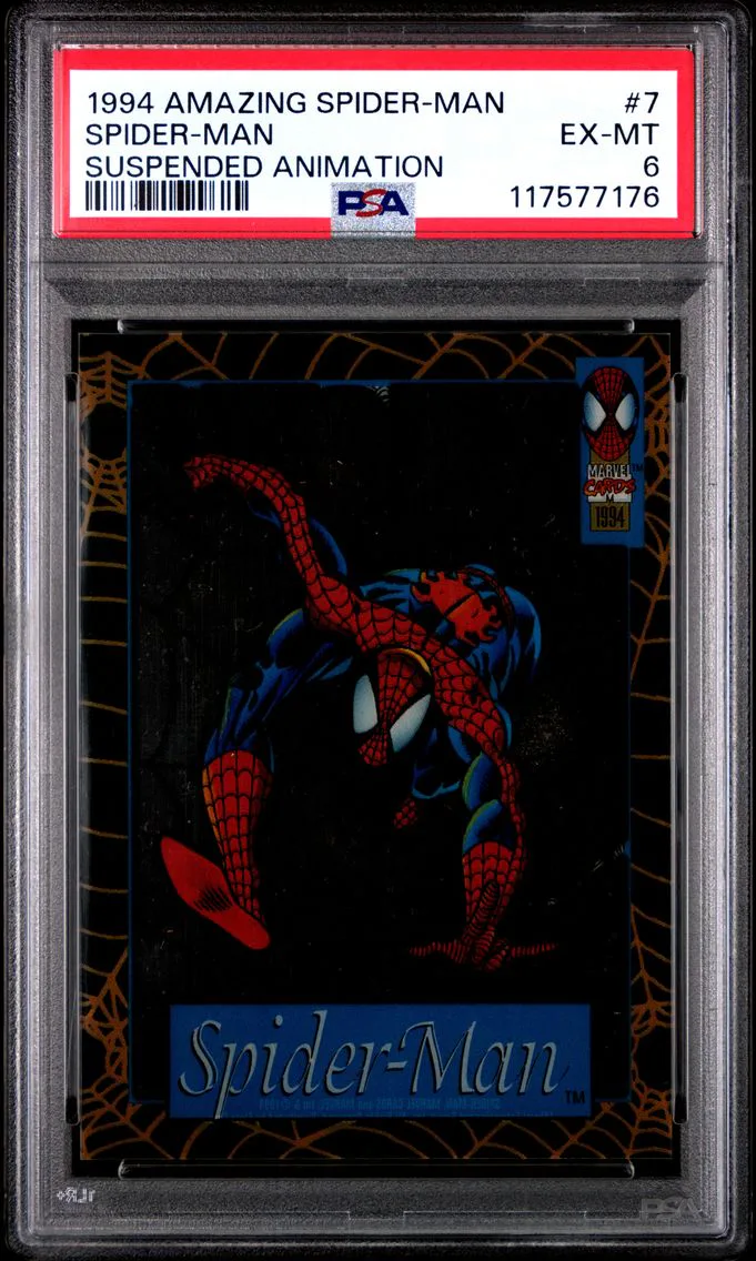 1994 #7 Spider-Man PSA 6 Fleer the Amazing Spider-Man Suspended Animation