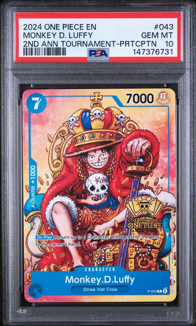 2024 #043 Monkey D. Luffy PSA 10