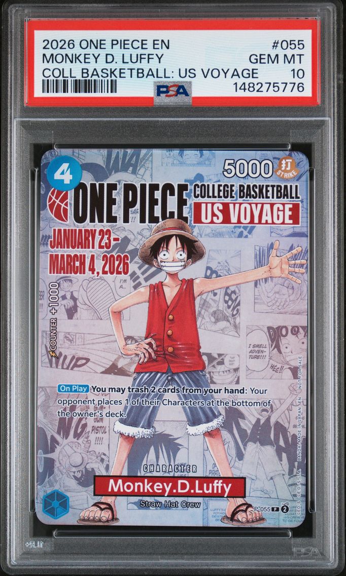 2026 #055 Monkey D. Luffy PSA 10