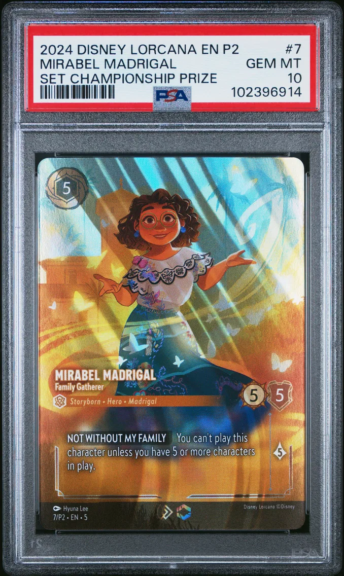 2024 #7 Mirabel Madrigal - Family Gatherer PSA 10 Disney Lorcana EN P2-Promo