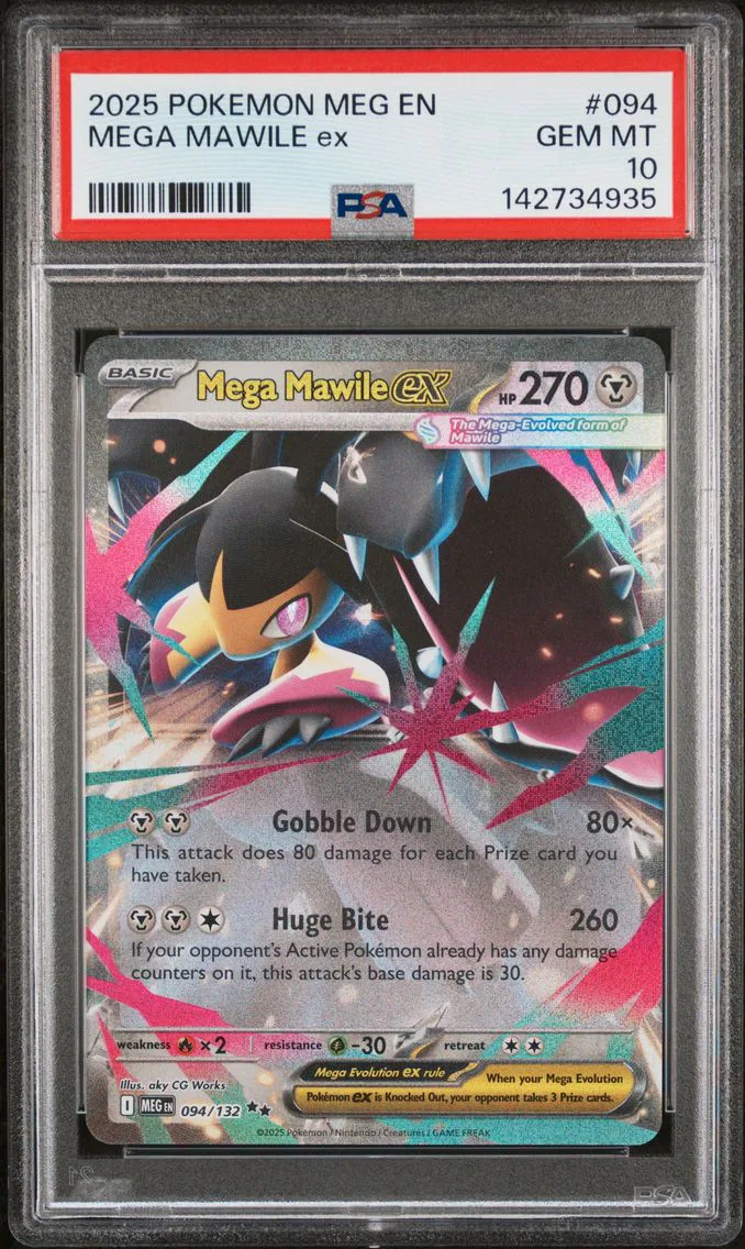 2025 #094 Mega Mawile EX PSA 10 Meg EN-Mega Evolution