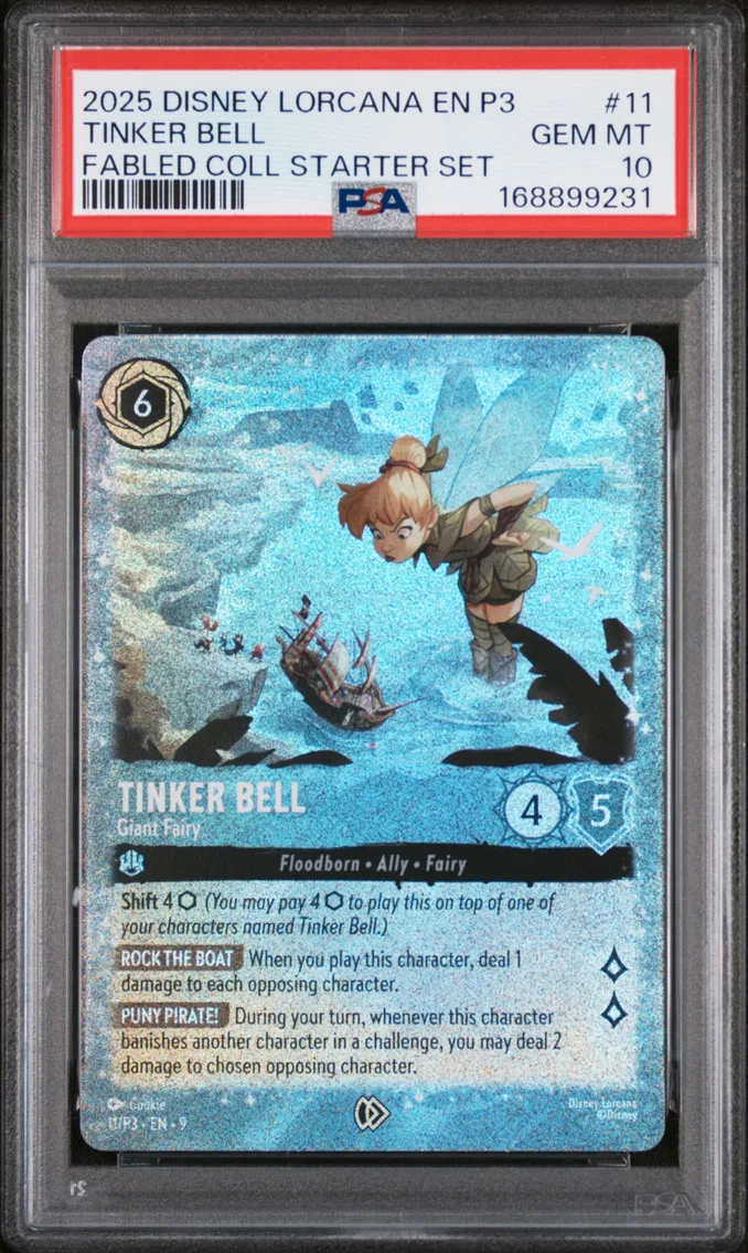 2025 #11 Tinker Bell - Giant Fairy PSA 10 Disney Lorcana EN P3-Promo