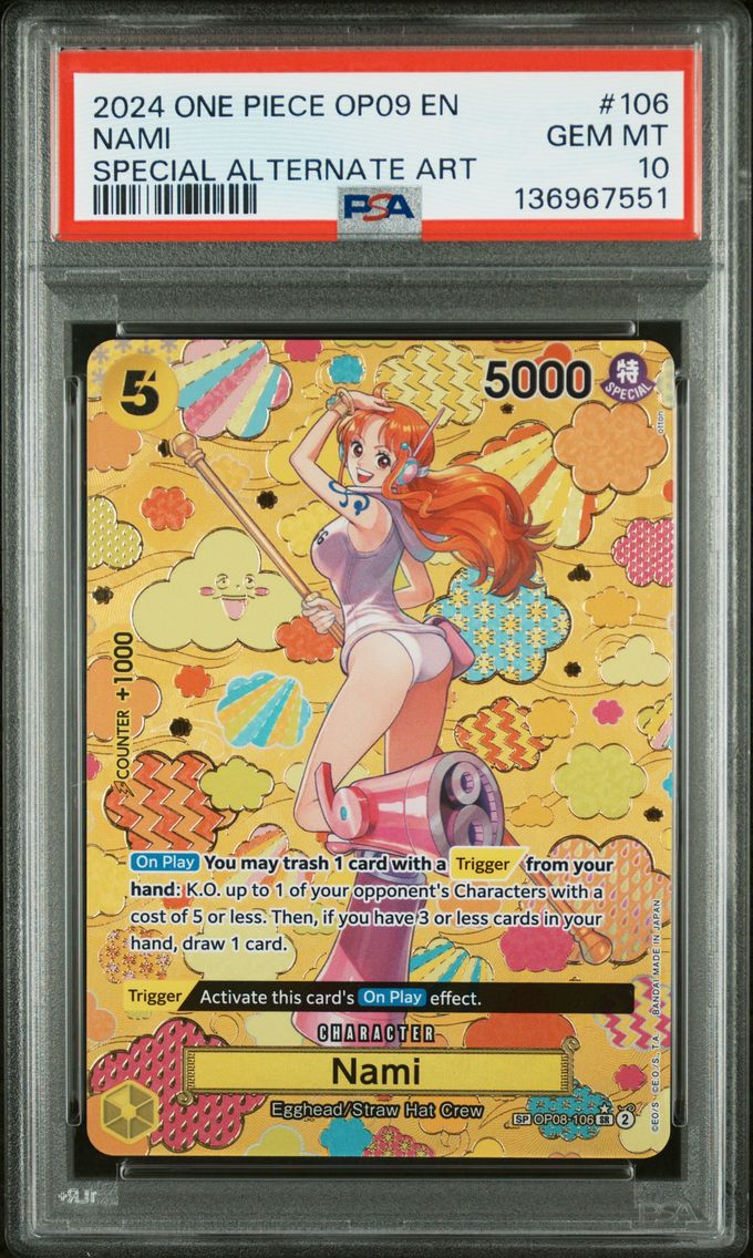 2024 #106 Nami PSA 10 One Piece 