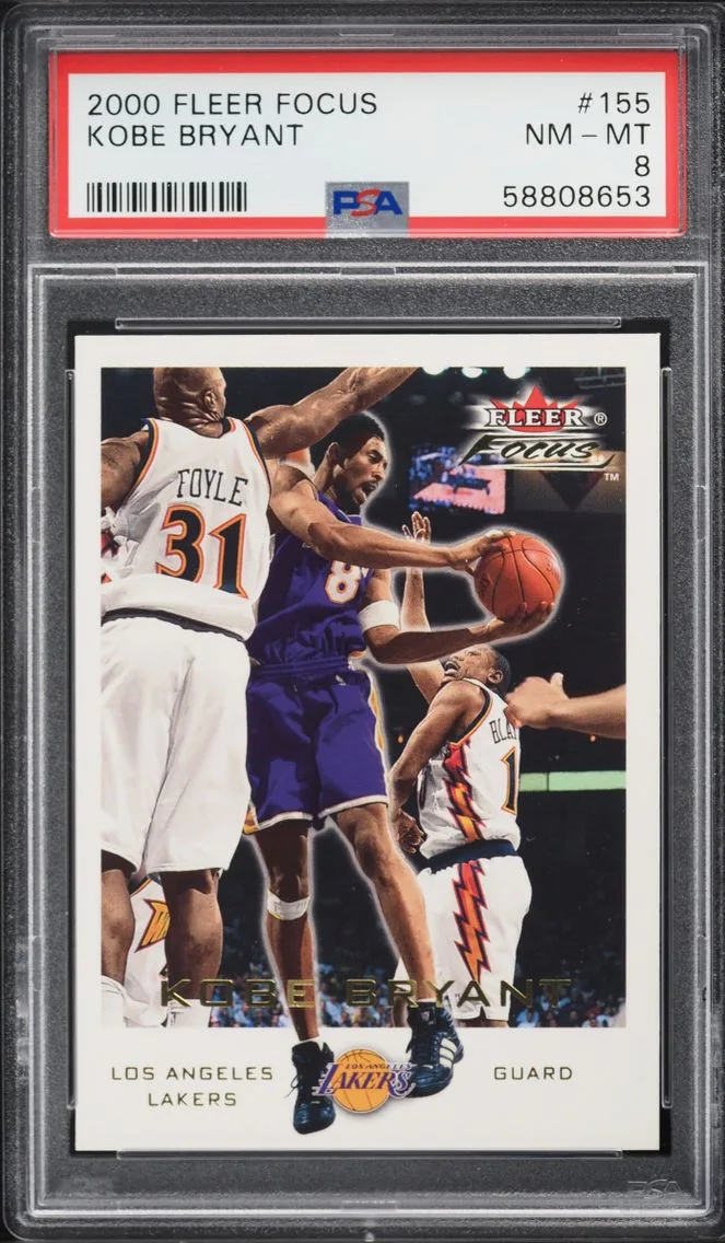 2000 #155 Kobe Bryant PSA 8 Fleer Focus