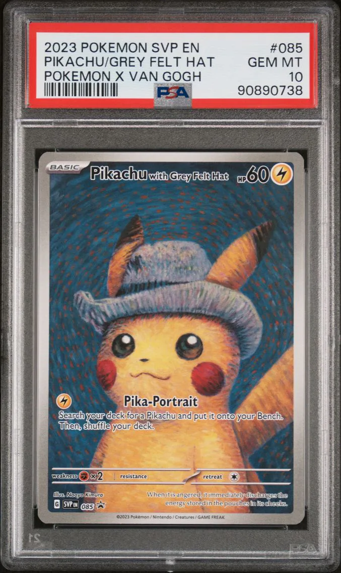 2023 #085 Pikachu With Grey Felt