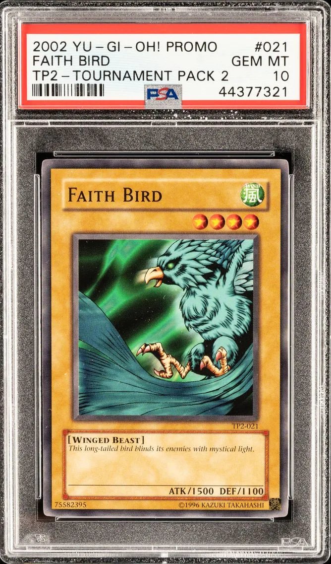 FAITH BIRD TP2-021 TOURNAMENT PACK 2 2002 PSA 10