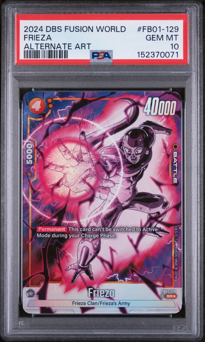 2024 #FB01-129 Frieza PSA 10 Dragon Ball Super Card Game Fusion World Awakened Pulse