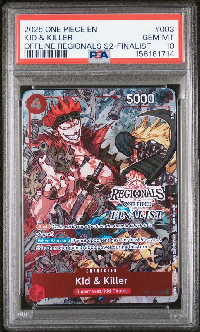 2025 #003 Kid & Killer PSA 10 On